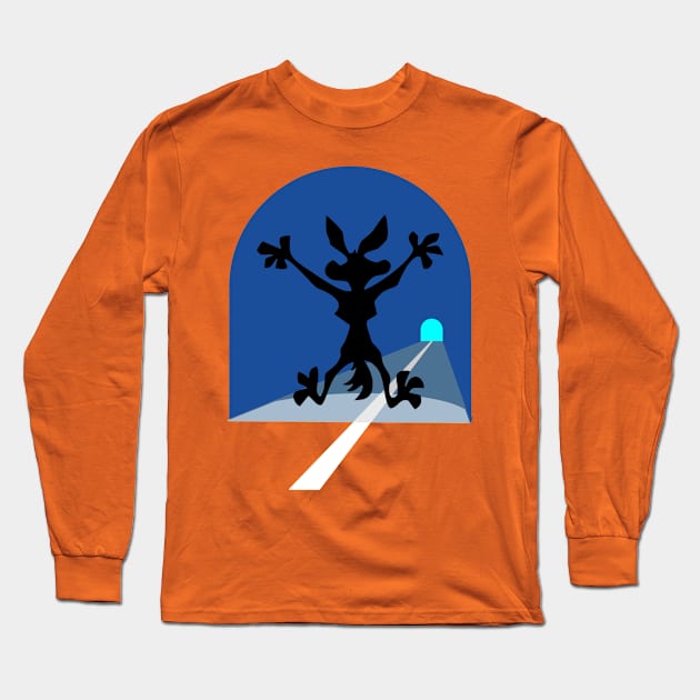 Wile E - Face Plant Long Sleeve T-Shirt by INLE Designs